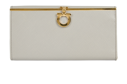 Salvatore Ferragamo Gancini Icona Continental Wallet, front view